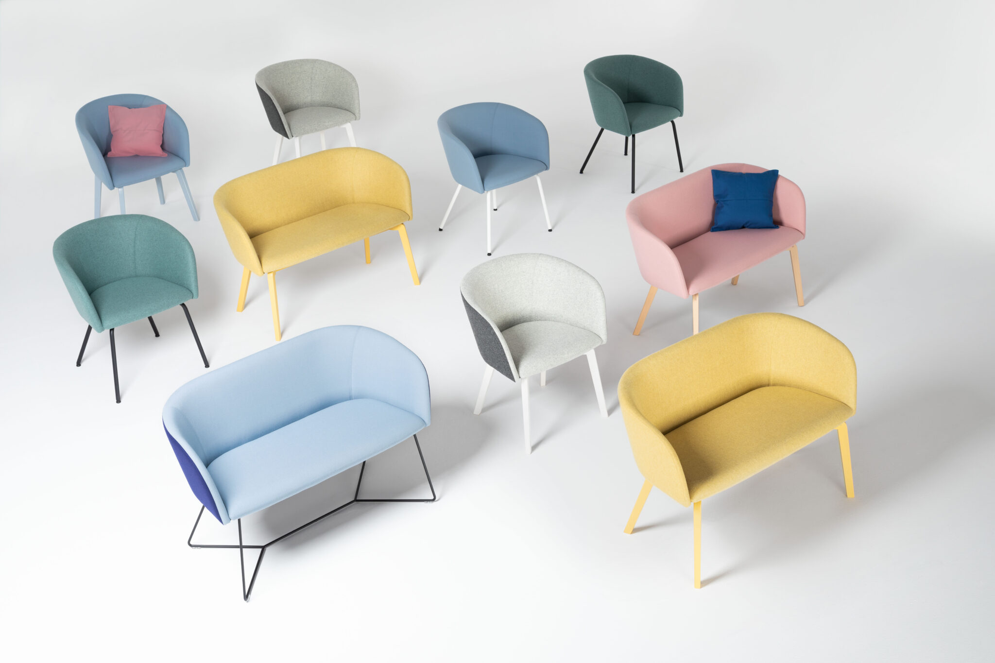 Tijdloze soft seating-collectie