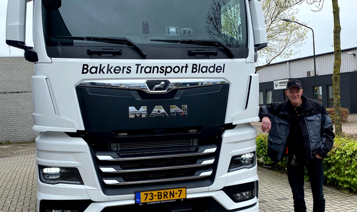Marc Bakkers had niet het idee om een transportbedrijf te gaan runnen