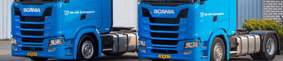 De Wit Transport ‘test’ tien Scania’s 