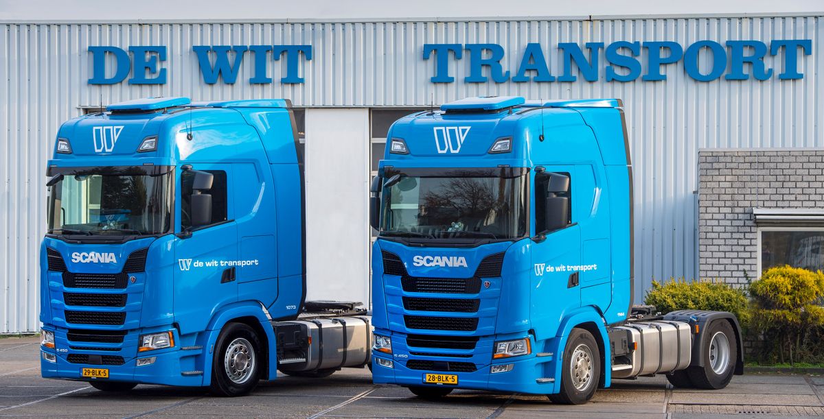 De Wit Transport ‘test’ tien Scania’s 