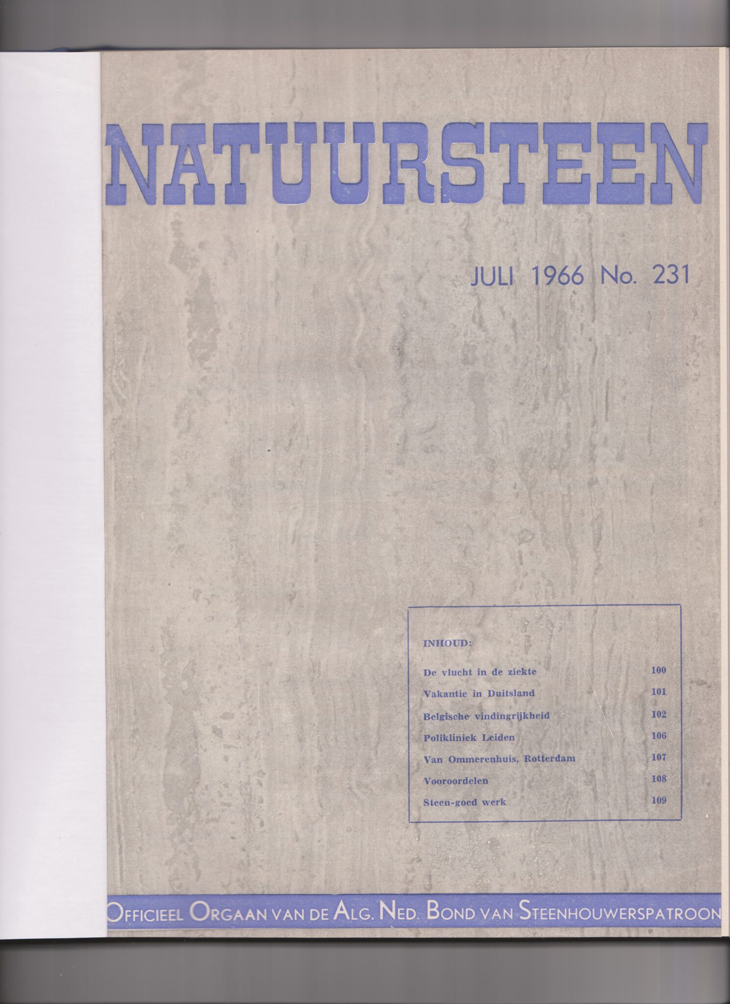 75 jaar vakblad NATUURSTEEN