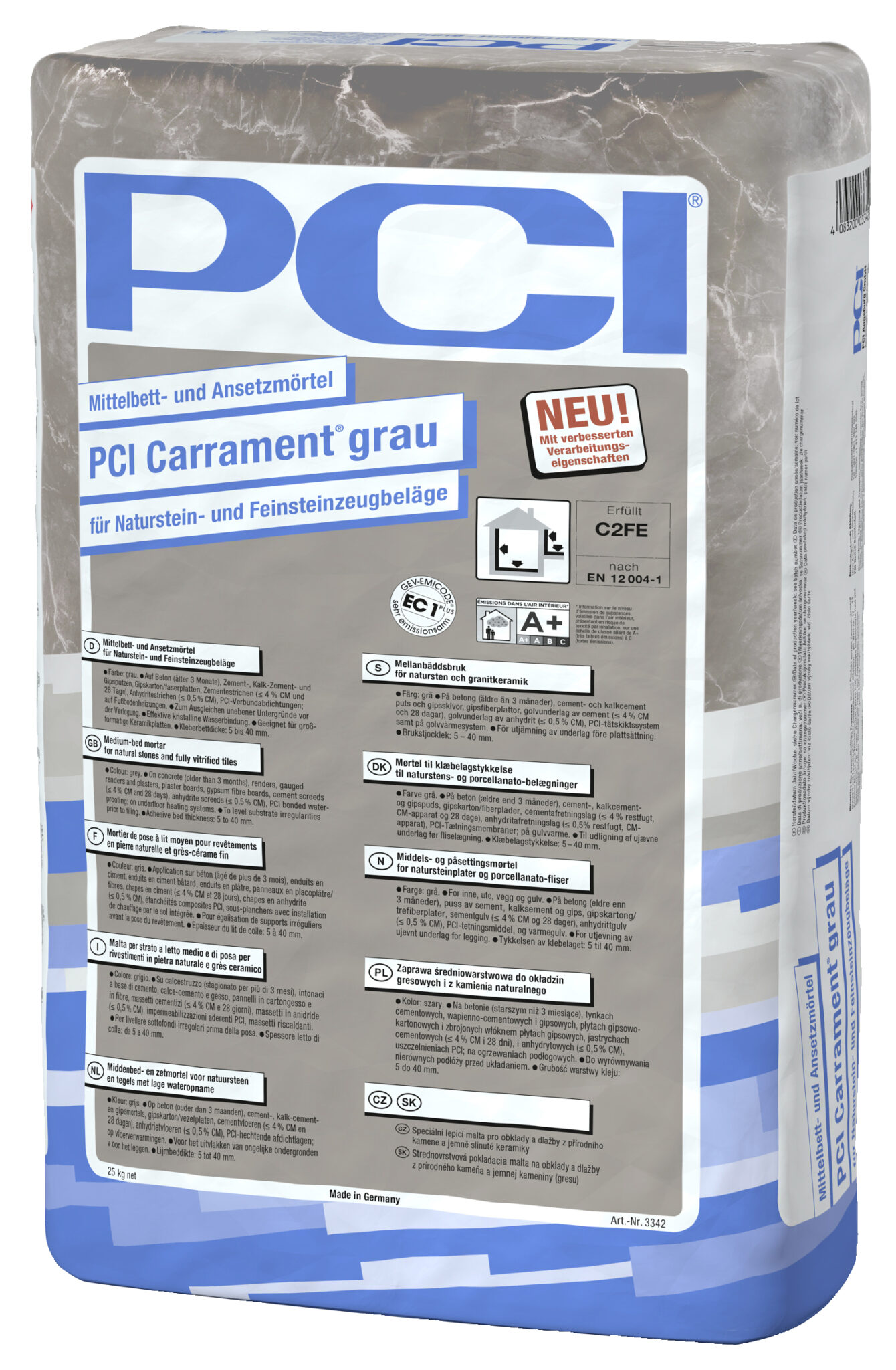 Nieuwe formule voor PCI Carrament