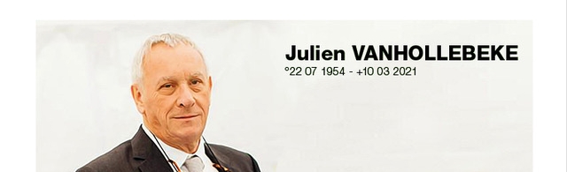 In memoriam Julien Vanhollebeke