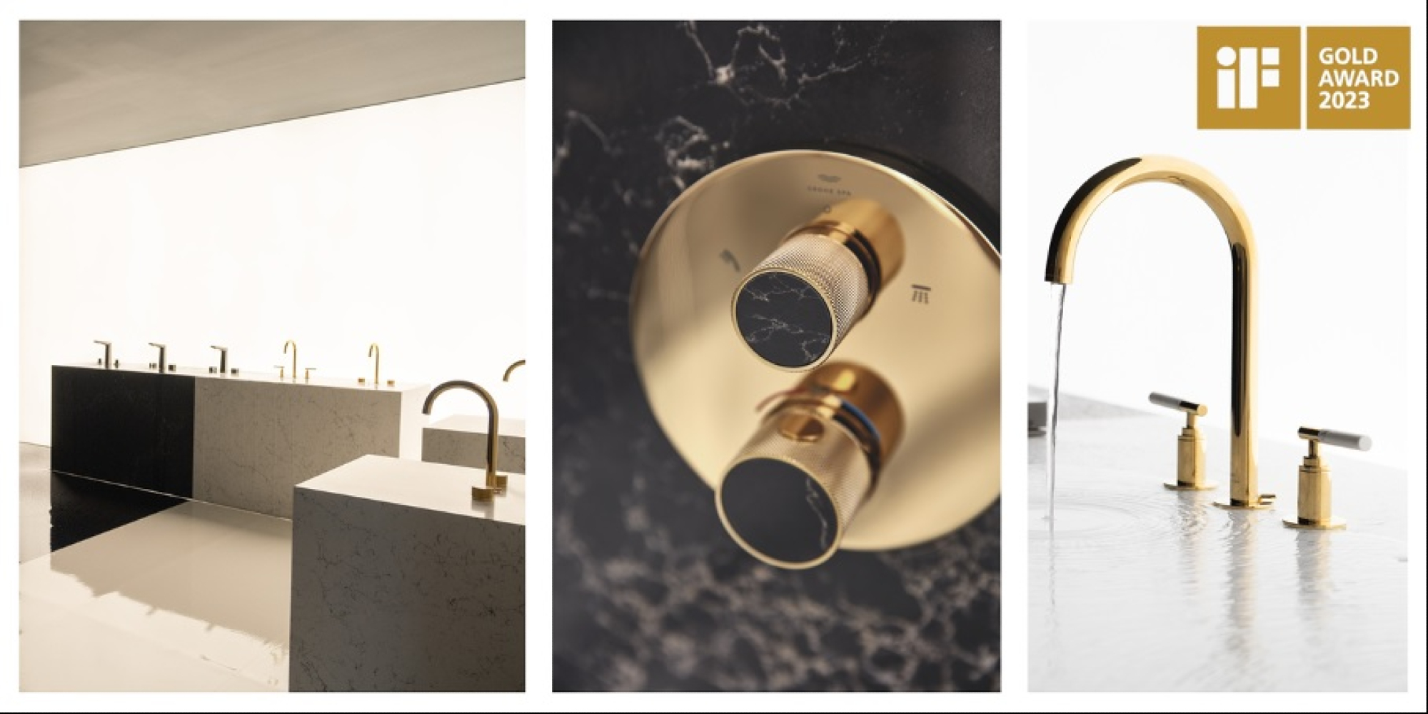 iF Design Gold Award voor Caesarstone en GROHE