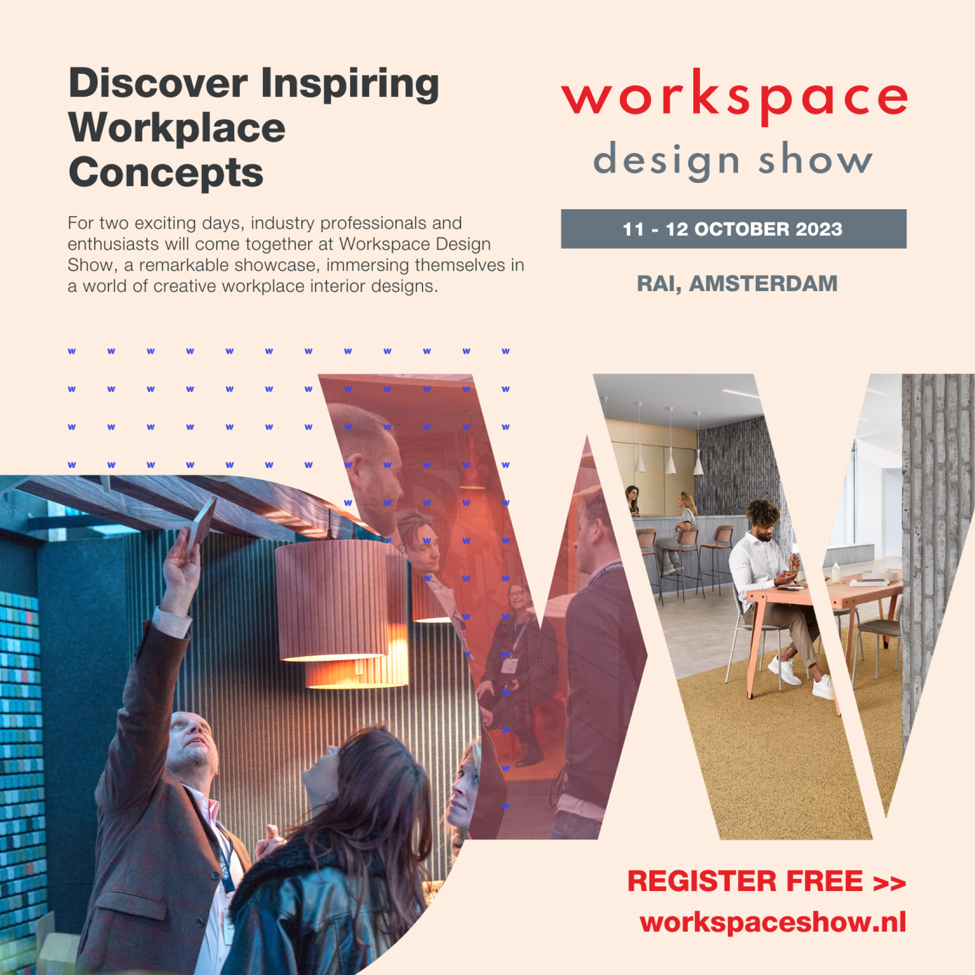 Inspirerende werkplekconcepten op Workspace Design Show