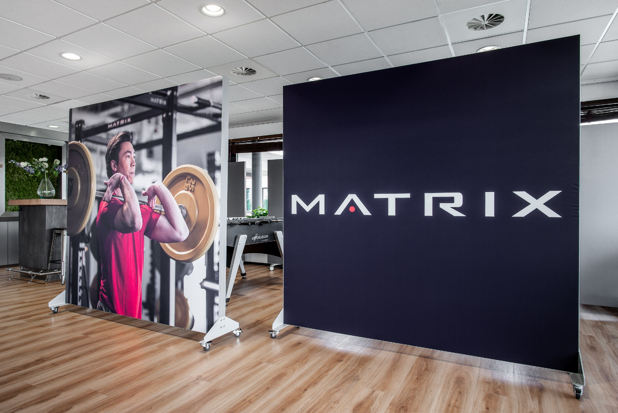 Transformatie voor vergaderruimtes Matrix Fitness Houten