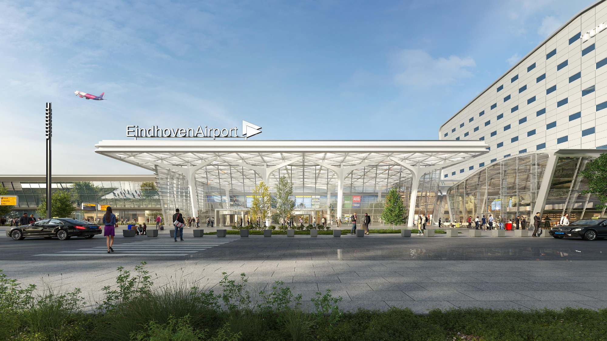 Uitbreiding van de terminal Eindhoven Airport van start