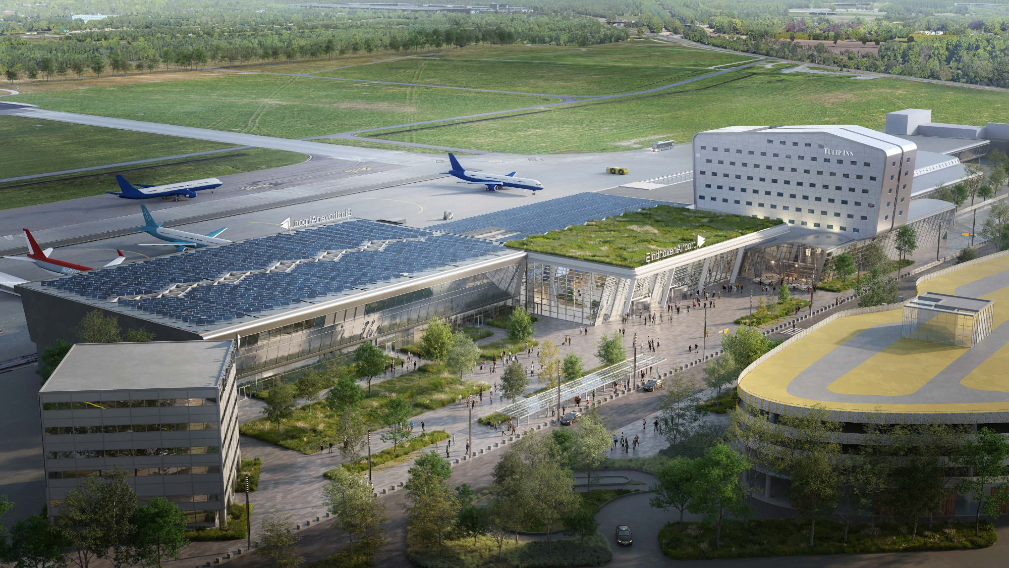 Uitbreiding van de terminal Eindhoven Airport van start