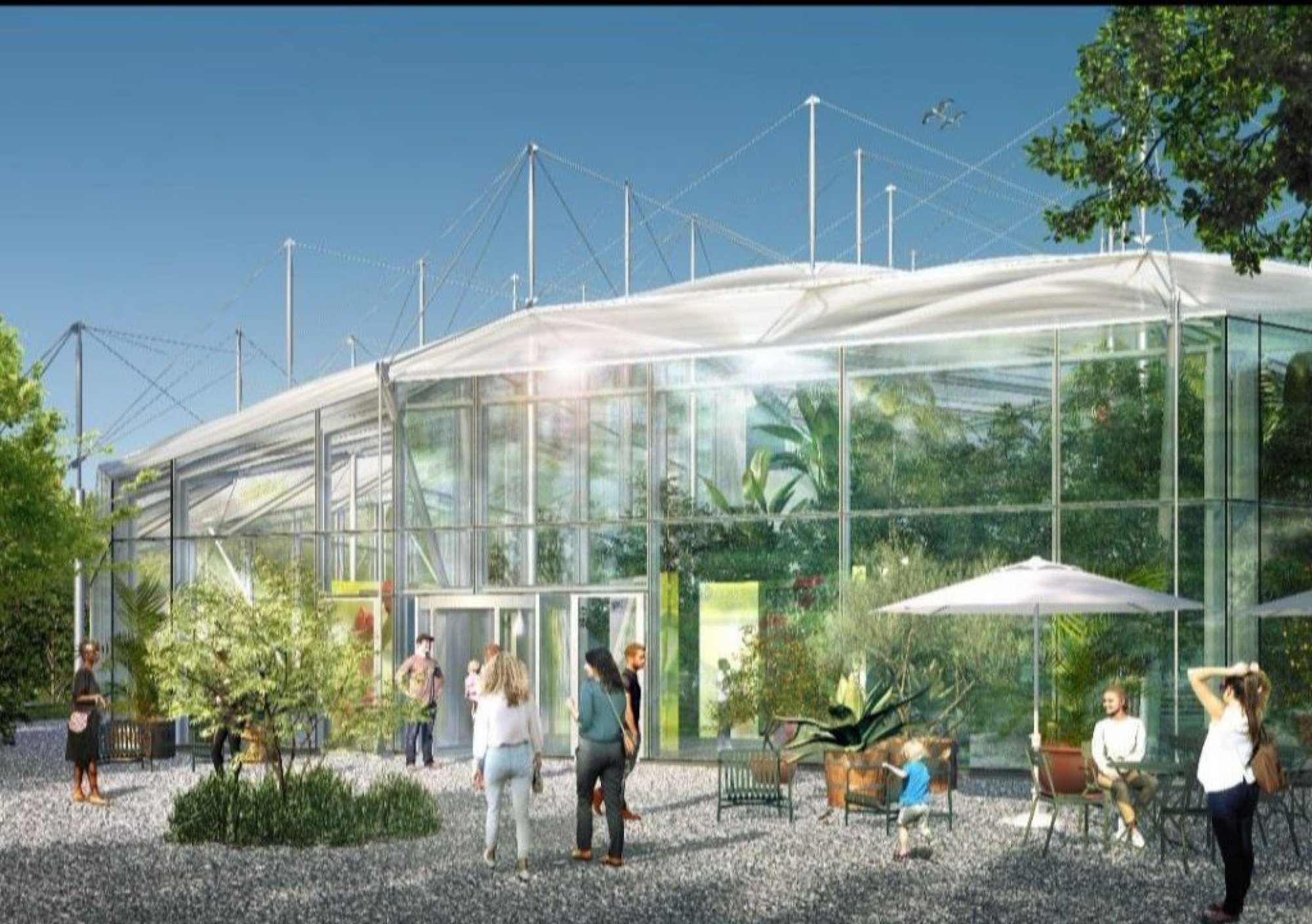 Nieuw ETFE-dak Klimatenkas bespaart energie