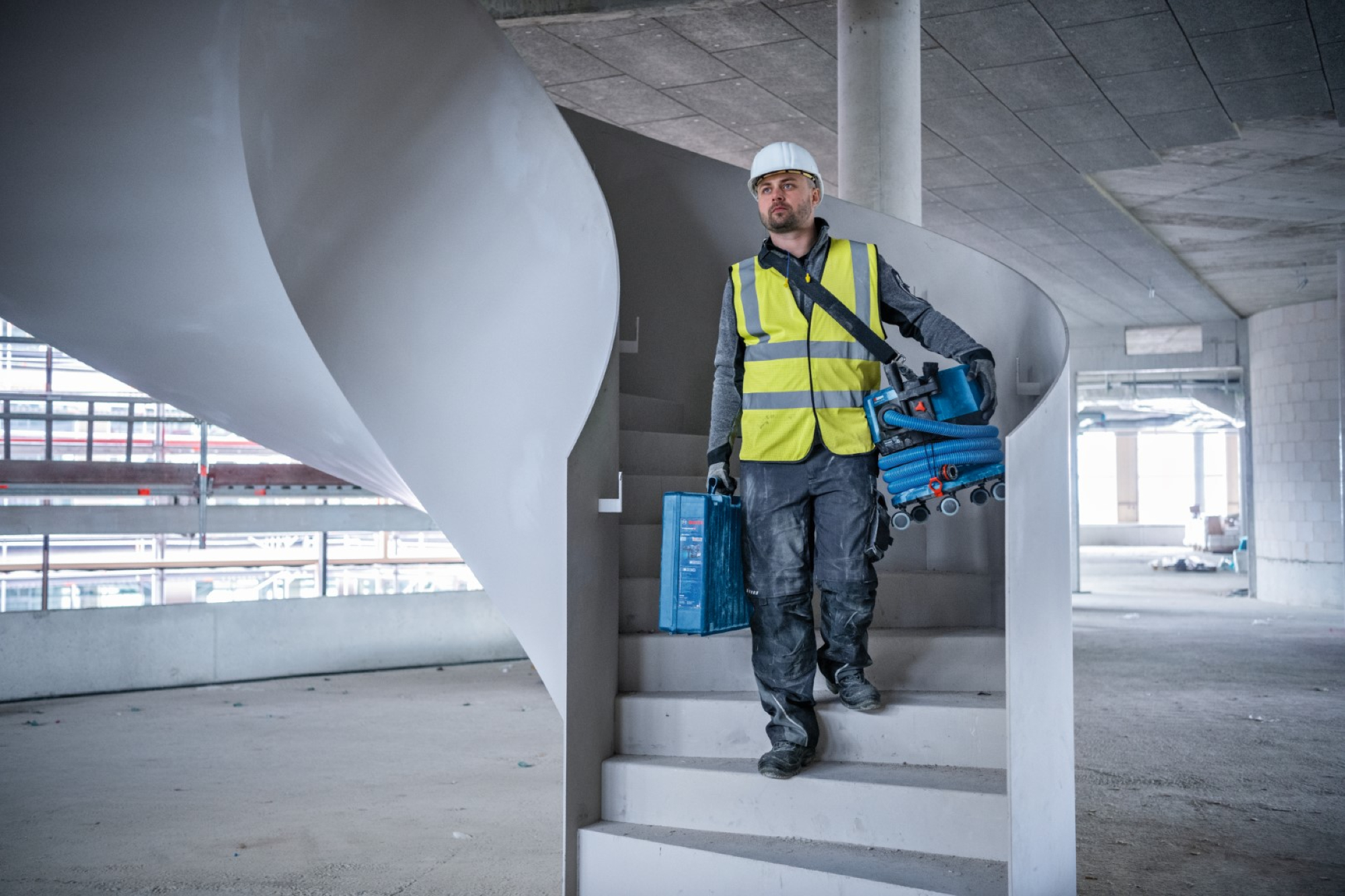 Eenvoudig minder stof op het werk