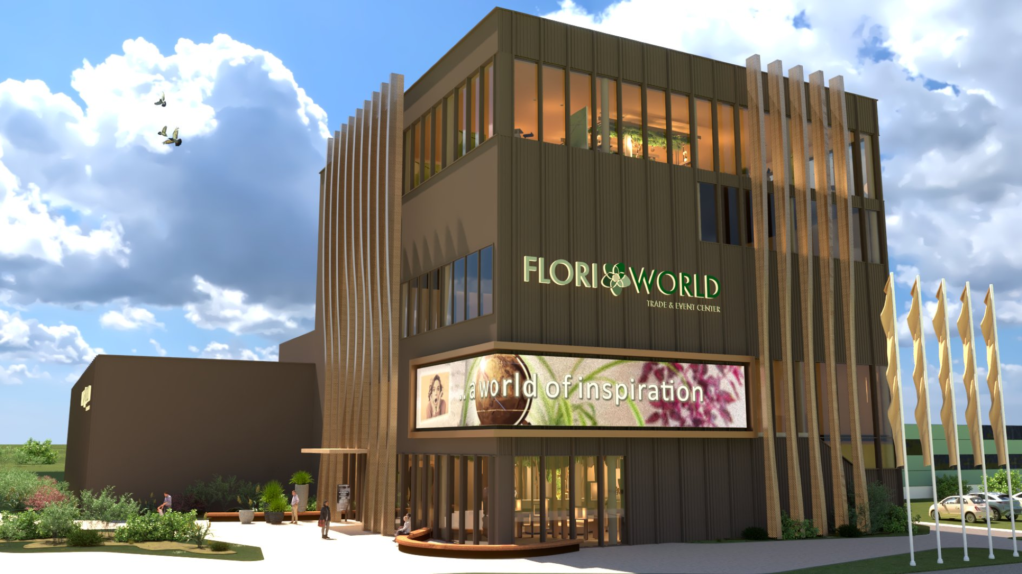 Verhuur exposanten FloriWorld Trade & Event Center van start