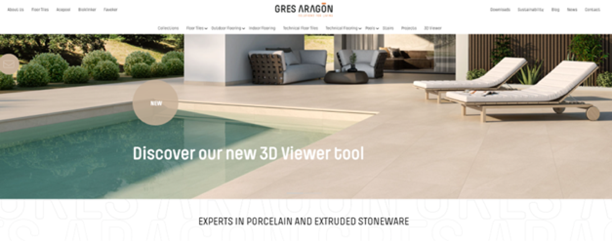 Gres Aragon introduceert 3D-viewer om zwembaden te ontwerpen