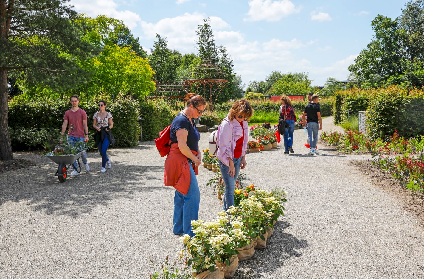 Plantenprimeurs op het Appeltern Plantenfestijn